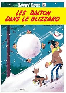 jaquette livre Lucky Luke, tome 22 : Les Dalton dans le blizzard