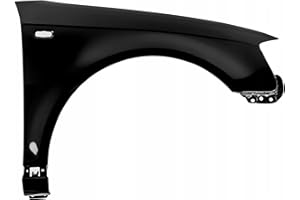 GAL INDUSTRIAL Kotflügel kompatibel für Audi A3 8P LZ9W Rechts Schwarz 2003-2008 Vorderseite lackiert