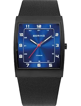 Bering Time Damen-Armbanduhr XS Titanium Analog Quarz Edelstahl 11233-227