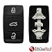 Produktbild VW Golf Skoda Seat 3 Tasten Tastenfeld Modern Autoschlüssel Ersatz Keypad Pad Neu