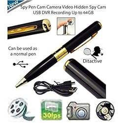 Voltac Spy Hd Pen Camera with Voice-Video Recorder and Dvr-Hidden-Camcorder (Multi-Color) Model 351238