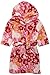 Playshoes Flowers Fleece Hooded Bathrobe Baby Girl's Loungewear Original 1 Year