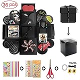 🎉 DIY-DESIGN - Erstellen Sie ein magisches Fotoalbum selbst oder passen Sie es mit Ihren eigenen Fotos und Mitteilungskarten an, sodass es ein sehr attraktives und aussagekräftiges Geschenk für Ihren Liebhaber, Ihr Baby, Ihre Familie, Freunde oder sich selbst ist.