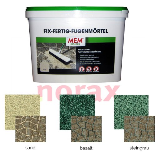 MEM Fix&Fertig Fugenmörtel, sand, keine Ameisen, keine Pfützen, kein Unkraut, 25 kg - 2