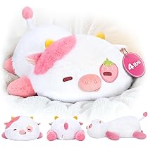 SNONESIY Kuscheltier Kuh 22cm - Weich & Niedlich Für Kinder