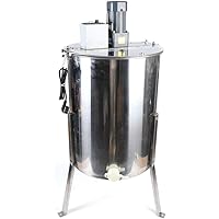Honigschleuder Honey Honig 4 Waben Manual Bienenzucht Ausrüstung Imker für Anfänger Bienenzüchter Zubehör (Elektrisch)