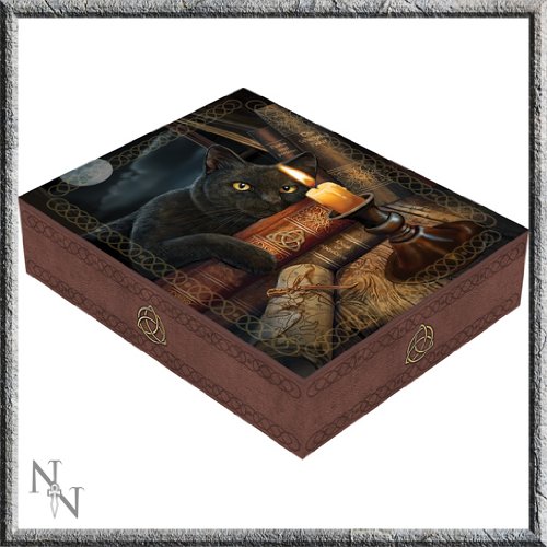 Preisvergleich Produktbild Holz Tarot- / Schmuck / Schmuckkästchen ~ Der Geisterstunde (Lisa Parker)