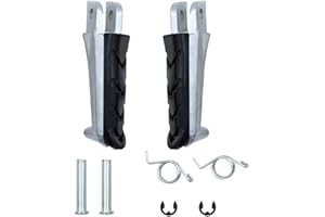 Road Passion Poggiapiedi del Pedale del Motociclo, Pedali Anteriori in Gomma Compatibile per Honda CB400 CB600F CB1300 CBR600 CBR900 CBR1000F NC700 NC750 VFR800