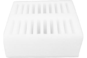 SOIMISS Boîte de Rangement Téléphones Portable Mousse Blanche Compartiments Organisateur de Bureau pour Classe et Bureau Protection Rayures avec Intérieur Coton Perlé