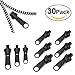 Produktbild Universal-Instant Fix Design Reißverschluss Zipper fix e Reparatur, [30 Pcs] Yosemy Reparatur ohne Nähen für alle Reißverschluss Arten