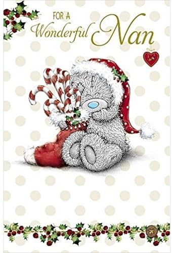 Me to You Tatty Teddy Christmas Card - Nan
