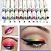 Evermarket 12 Pcs PROFESSIONAL Cosmetic Makeup Eyeliner Eye / Lip Liner GLITTER Pencil Set