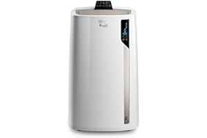 De'Longhi Pinguino PACEL112CST Smart Portable 11,000 BTU Air Conditioner, WiFi App & Alexa Voice Control, 3 in 1 Air Conditioning Unit, Rooms up to 110m³, Window Kit, A+ Energy Efficiency
