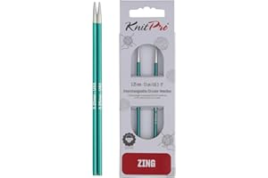 KnitPro Zing - Ferri circolari intercambiabili, 13 cm, 3,25 mm
