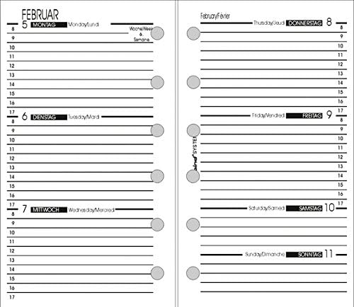 Bind B570218 A7 Diary, 2018