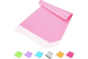 POPOYU Large Postage Bags 17x23in,5Pcs Large Pink Mailing Bags,Parcel Bag for Posting Clothes,ExtraLarge Self Seal Strong Parcel Bag for Clothes Vinted,Clothes Packaging,ShippingBags