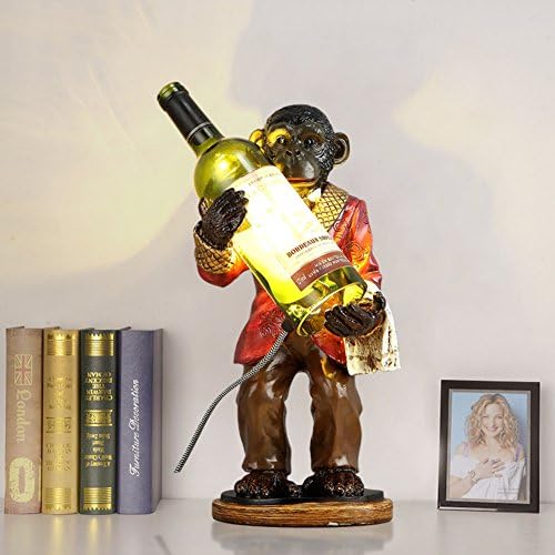 Monkey table lamp,Bedroom bedside decoration table lamp modern living room simple creative-A