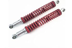 Hegeiisy 400mm 15.75 Zoll 7mm Feder Universal Motorrad Stoßdämpfer Hinterradaufhängung ATV Quad Scooter Dirt Bike Für YZF XC EXC XCF