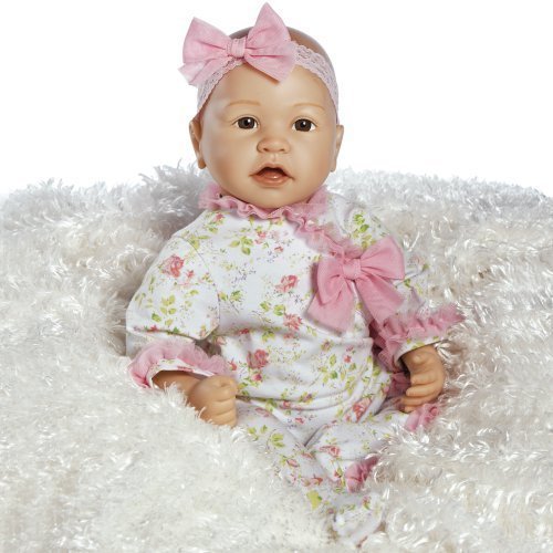 Paradise Galleries Lifelike Realistic Soft Vinyl Weighted 53cm Baby Girl Doll Gift 