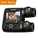 Produktbild TOGUARD Dual Dashcam Full HD 1080P Autokamera Video Recorder mit 340° Weitwinkelobjektiv, 2 Zoll LCD-Bildschirm, WDR, Bewegungserkennung, Parkmonitor, Loop-Aufnahme, Nachtsicht und G-Sensor (CE40)