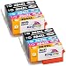 Produktbild Kingway Ersatz für HP 364XL Druckerpatronen arbeiten mit Photosmart 5520 B110a 7520 5510 5515 6510 6520 7510 5522 B010a C6380 C410b C310a C309g Deskjet 3522 3070A Officejet 4620 10 Stück (4 Schwarz, 2 Cyan, 2 Magenta, 2 Gelb)