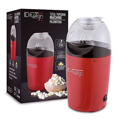 ID Italian IDECUSWEET03 palomitas de maiz poppers Rojo 1200 W - Palomitero (1200 W)