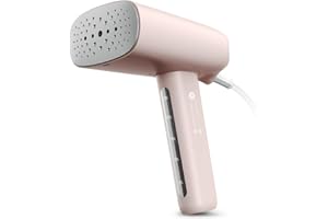 homeasy Clothes Steamer, Hand Steamers for Clothing Portable Garment Steamer Travel Iron Handheld Steamer for Clothes Travel Steamer with Fast Heat-up Detachable Water Tank Green, Small