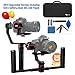 Produktbild FeiyuTech A2000/W Dual-Hand Grip 3-Achsen-Gimbal Stabilisator für Canon 5D Serie, Sony A7 Serie A6500, Panasonic GH4/GH5, Zuladung: 250–2000 g Kameras +(Extra batteries ,Bracer and Tripod)