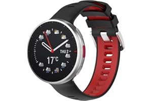 Moorovgi pasek do Polar Vantage V2, miękki silikonowy zegarek sportowy dla Polar Vantage V2 Unisex