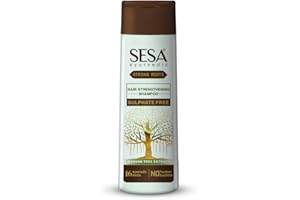 Sesa Ayurvedic Strong Roots Hair Strengthing Shampoo + Conditioner for Hair Fall Control and Hair Growth All Hair Types Paraben Free & Sulphate Free 200 ml (Pack of 1) Medium