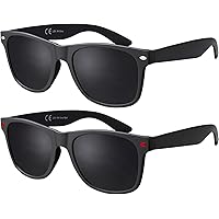 La Optica B.L.M. UV400 CAT 3 CE Unisex Sonnenbrille inkl. Brillenbeutel Putztuch - Verspiegelt, Polarisiert, Gradient Variant