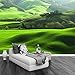 Produktbild Sucsaistat Wallpaper Mural 3D HD Rasen Berg Natur Landschaft Foto Wand Wand TV Wohnzimmer Sofa Hintergrund Dekoration Nahtlose Tapete Wandbild, 400 * 280cm