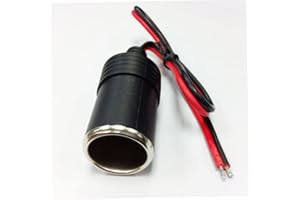 DORCCSI Prise allume-cigare femelle pour voiture, connecteur de prise allume-cigare, adaptateur -, rallonge, connecteur de - femelle pour voiture