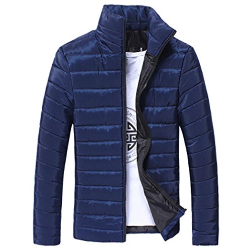 Preisvergleich Produktbild Kobay Jungen Männer Herren Warme Stehkragen Schlank Winter Zip Mantel Outwear Jacke