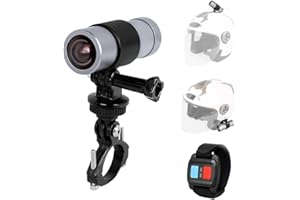 VSYSTO Action Camera 4K Bike Camera WiFi Sports Camera 170° Wide-angle Fisheye Helmet Camera Waterproof Camera with Night Vision WDR Loop Recording Action Camera Mounts