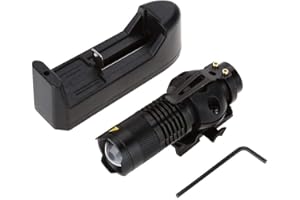 Yanmis Casco con clip per torcia elettrica con batteria ricaricabile flash per casco, accessorio per casco esterno per bicicletta per uso esterno campeggio speleologia