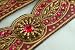 Embellished & Embroidery Indian ribbon, Traditional Sari Border. Sequins, beads , and stones rich hand embroidery on a jacquard Indian ribbon design. A Salwar Kameeze Border; Fabulous Cocktail dress Item! A Original design only available to Neotrims as part of its Special Embellished Trimmings collection for Dressmaking or Interior Decoration. This one is 5.5 cms deep in 3 fabulous colour options. Sold by meter or by a complete Saree Border length of 9 meters
