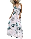 ❤️Perfektes Maxikleid, Dress Damen Sommer Lang, sehr geeignet für Alltag, Cocktial, Ball, Festliche, Party, Club, Urlaub, Alltag, Casual, Strand, Dating, Partei, Rockabilly, Club, Abschlussball, Hochzeitsfest, Ausgehen, Feiern, Einkaufs usw, machen Ihnen attraktiv und sexy.