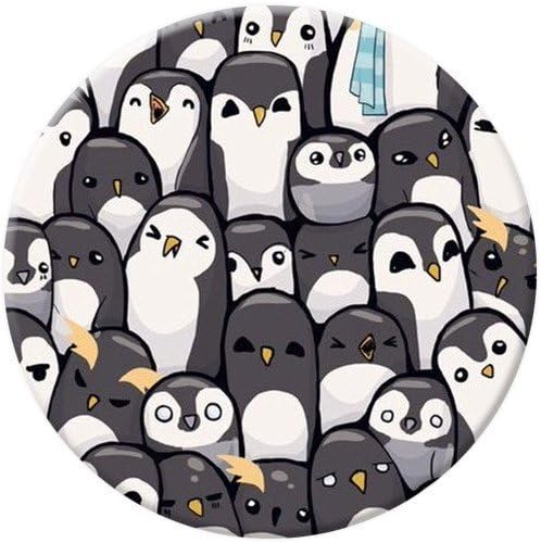 CLZY Fashion Multifunction Pop Holder Socket Expanding Stand and Grip Mount for Smartphones, Tablets - Cute Penguin 04