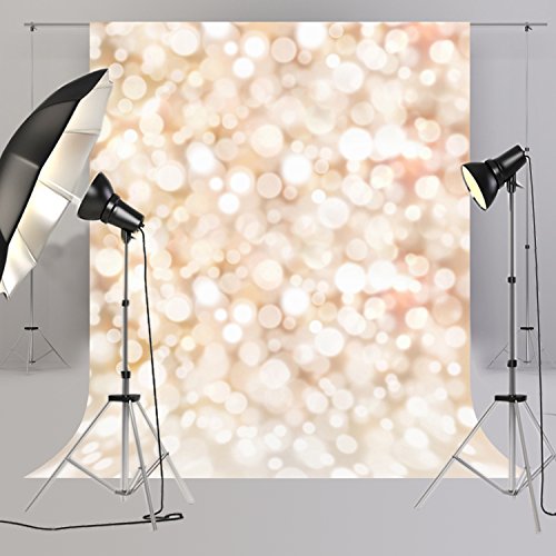 150x220cm Fondale per Baby Shower Compleanno Fotografia di Studio FiVan Impermeabile lavabile in cotone poliestere Bokeh sfondo Smash Cake Photobooth Wall Decor D-4058