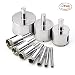 Produktbild Kobwa 12 PCS Diamant Bohrer Bits Hollow Core Extractor Remover Tools Lochsägen Set für Glas, Keramik, Stein, Porzellan, Fliesen, Marmor etc.
