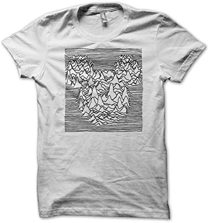 Joy Division Micky Mouse Men's T-Shirt (Small, White)