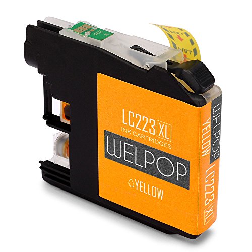 WELPOP Kompatibel Ersatz für Brother LC223 Druckerpatronen, (6 Schwarz,2 Blau,2 Rot,2 Gelb), Hoher Reichweite Kompatibel mit Brother DCP-J4120DW MFC-J5320DW MFC-J4620DW MFC-J5620DW MFC-J5720DW Drucker - 6