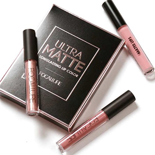 Yogogo Neue Mode Matte Lippenstift Kosmetik Sexy Lip Metallic Lip Gloss Kit - 5