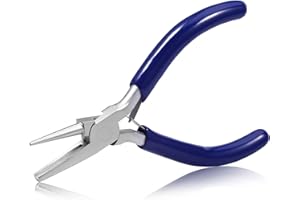 SPEEDWOX Pince à Bec Concave et Rond 12,7 cm - Mini Pince de Précision Pour Fabrication de Bijoux et Projets de Loisirs Créatifs