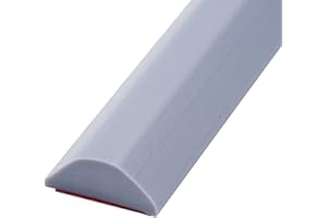 MRSHANG Barrera de agua para ducha, umbral de ducha plegable, barrera de ducha, tira de silicona para ducha, evita que se salga el agua, autoadhesivo (200cm,Gris)