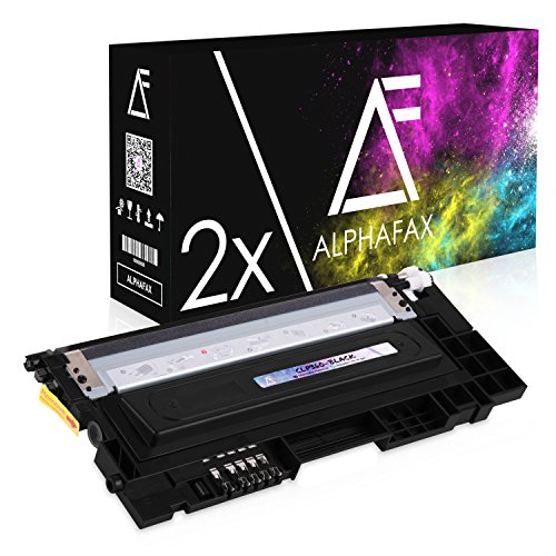 2 Toner für Samsung CLT-K406S CLP-360 N ND Series 365 W CLX-3300 3305 FN FW W Series Xpress C410 C460 FW W Series - Schwarz je 1.500 Seiten