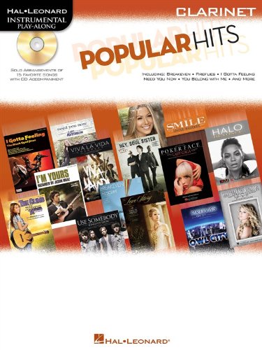Instrumental Play-Along: Popular Hits - Clarinet. Partitions, CD pour Clarinette