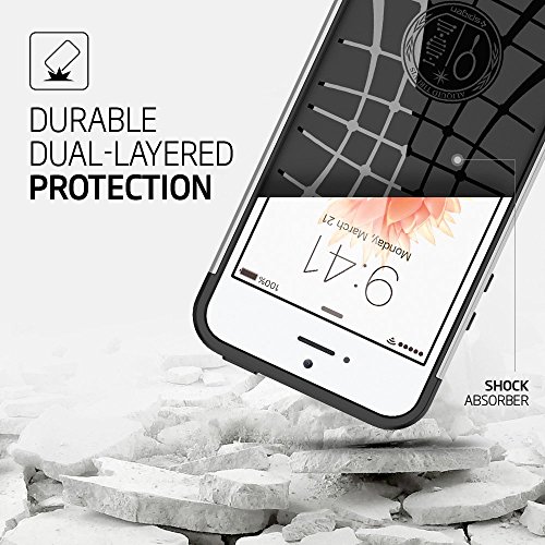 Spigen SGP10476 - Funda para iPhone 5 5S  Plata