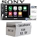 Produktbild Audi A3 8P 2-DIN AKTIV - Autoradio Radio Sony XAV-AX1000-2DIN Bluetooth | Apple CarPlay | USB - Einbauzubehör - Einbauset